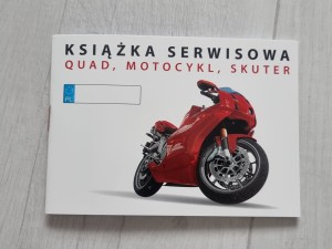 Książka serwisowa do motocykli