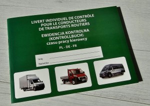 KONTROLLBUCH Ewidencja czasu pracy kierowcy PL - DE - FR